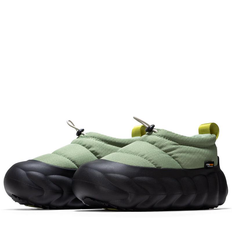 Crocs Overpuff Cordura Shorty Moss Green Black Grey 210920-3WP Snow Rain Boots