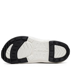 Crocs Quick Trail Low Almost White Black 209350-1CN Clog Moccasin Casual Shoes