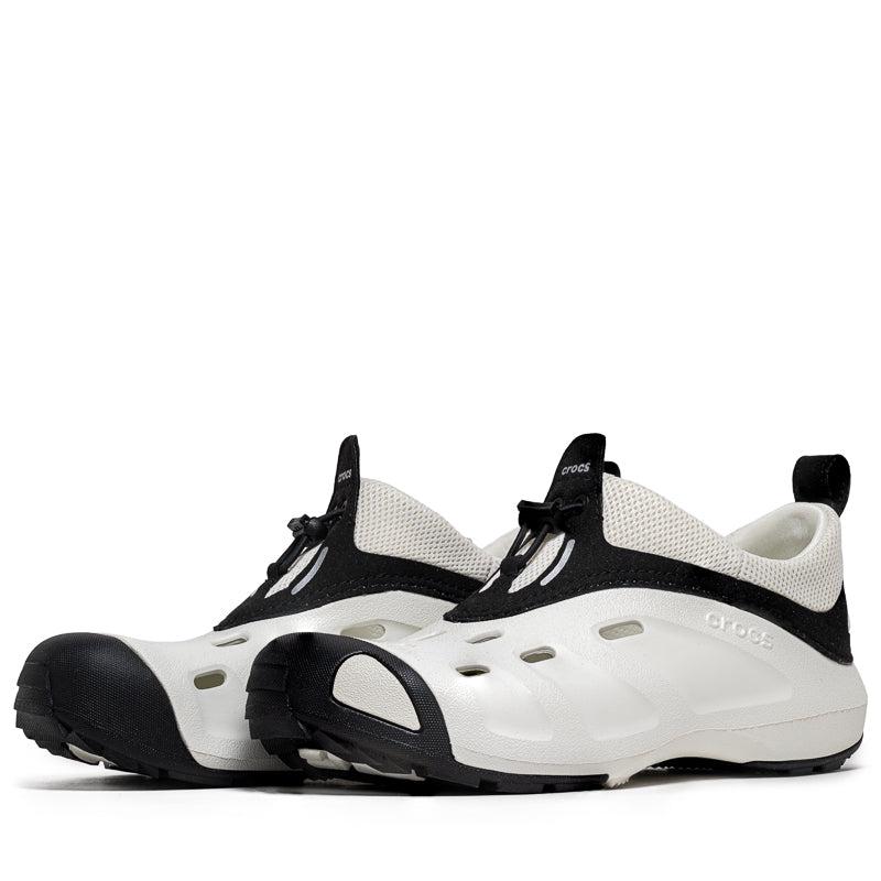 Crocs Quick Trail Low Almost White Black 209350-1CN Clog Moccasin Casual Shoes