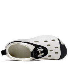 Crocs Quick Trail Low Almost White Black 209350-1CN Clog Moccasin Casual Shoes