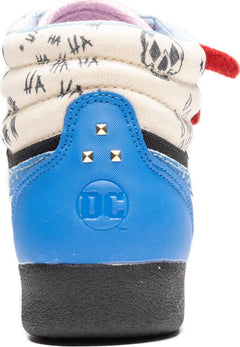Wmns Reebok DC F/S Hi Harley Quinn White Blue Red Black HQ4572 Sneaker Shoe
