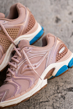 Mens Saucony Progrid Triumph 4 (Tan/Royal) Sneaker Shoe Trainer