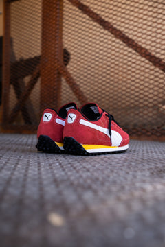 Mens Puma Easy Rider Road to Unity (Dark Crimson/Puma White)