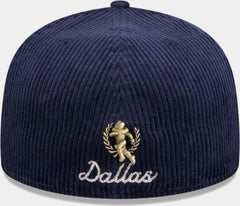 DCM Dallas Cowboys Letterman Navy Blue White 59Fifty 5950 Patch Fitted Cap Hat