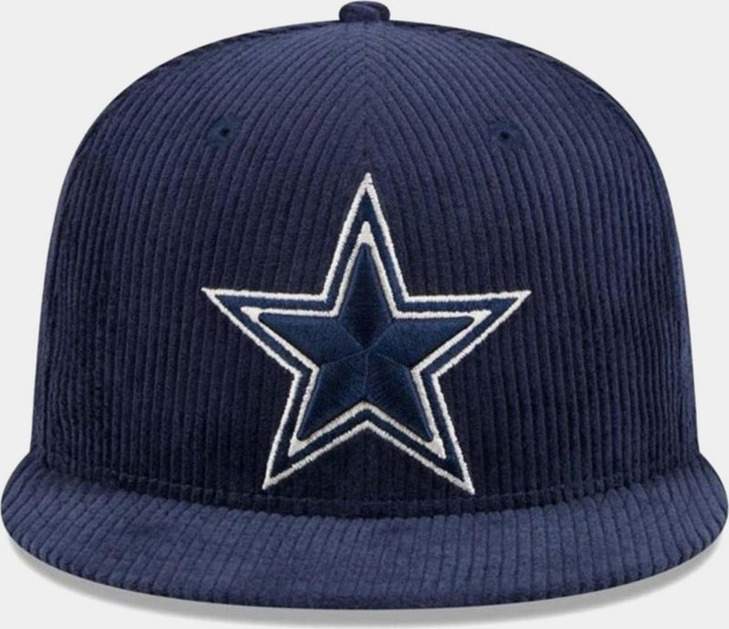 DCM Dallas Cowboys Letterman Navy Blue White 59Fifty 5950 Patch Fitted Cap Hat