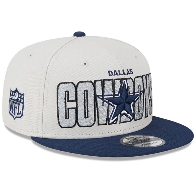 New Era Dallas Cowboys '23 NFL Stone Navy Blue Black 9Fifty 950 Patch Snapback