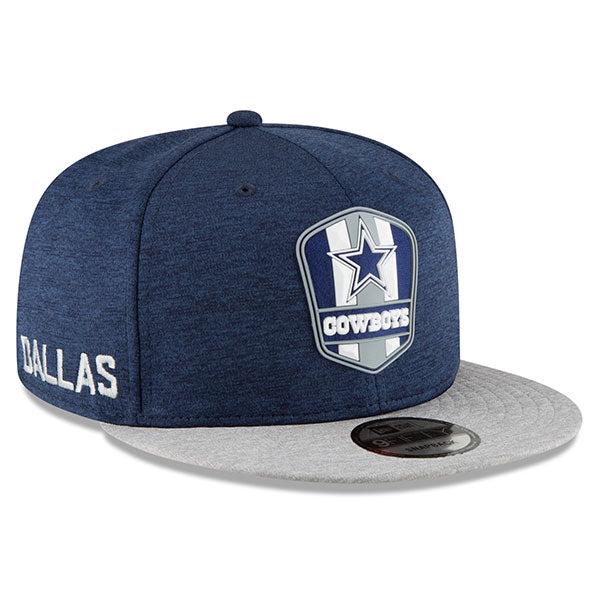 New Era Dallas Cowboys '18 Gray White 9Fifty 950 Patch Snapback Cap Hat