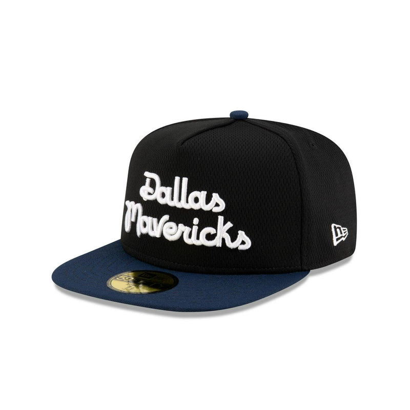 New Era Dallas Mavericks Dashmark Mesh Black White Blue Gray 59Fifty 5950 Fitted