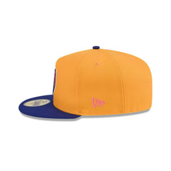 New Era Dallas Mavericks Gold Blue Gray 59Fifty 5950 Patch Fitted Cap Hat