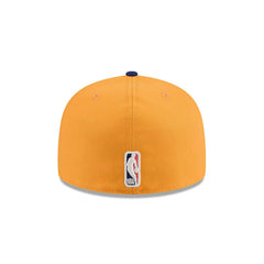 New Era Dallas Mavericks Gold Blue Gray 59Fifty 5950 Patch Fitted Cap Hat