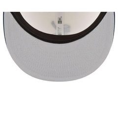 New Era Dallas Mavericks Mascot White Blue Gray 59Fifty 5950 Patch Fitted Hat