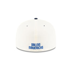 New Era Dallas Mavericks Mascot White Blue Gray 59Fifty 5950 Patch Fitted Hat