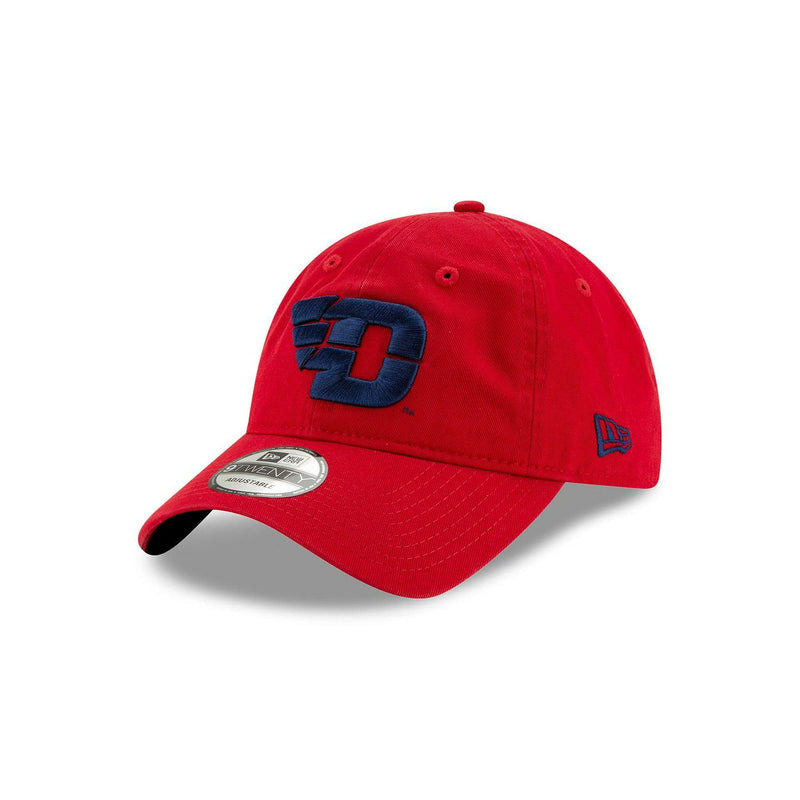 New Era Dayton Flyers Red Blue 9Twenty 920 Adjustable Patch Cap Hat