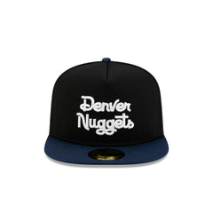New Era Denver Nuggets Dashmark Mesh Black Blue Gray 59Fifty 5950 Patch Fitted