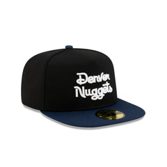 New Era Denver Nuggets Dashmark Mesh Black Blue Gray 59Fifty 5950 Patch Fitted