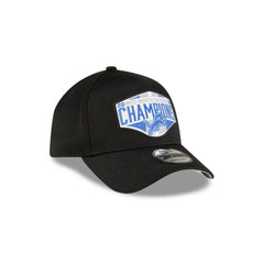New Era Detroit Lions Black White Blue Gray 9Forty 940 Patch Snapback Cap Hat