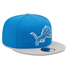 New Era Detroit Lions Light Blue White Green Black 9Fifty 950 Patch Snapback Hat