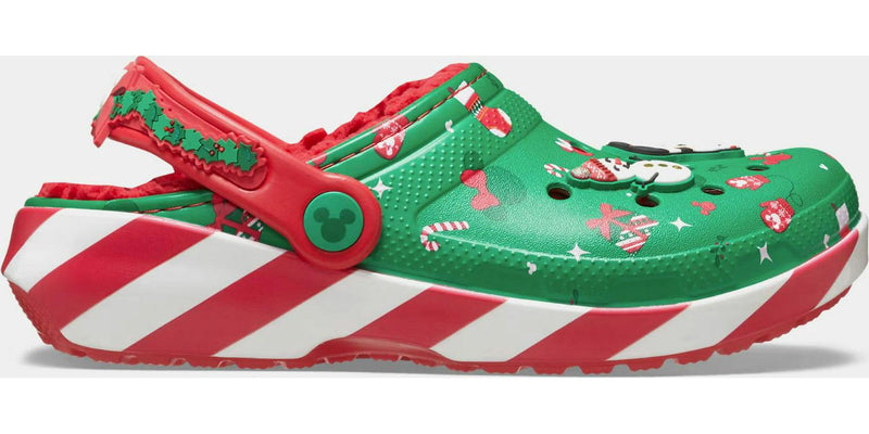 Kids Crocs Disney Mickey Holiday Infant TD  Red White 210815-90H Clog Sandal