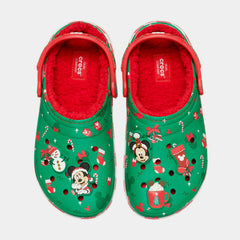Crocs Disney Mickey Holiday Green Red White 210813-90H Clog Casual Sandal