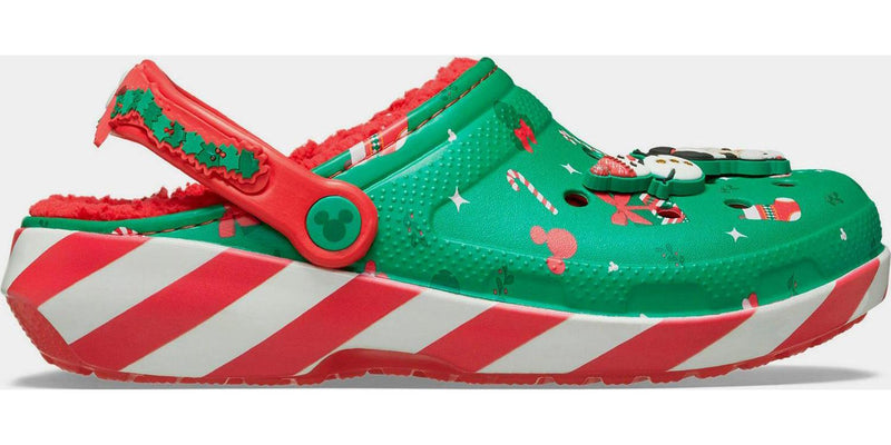 Crocs Disney Mickey Holiday Green Red White 210813-90H Clog Casual Sandal