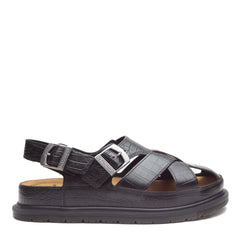 ARCHIVE FISHERMAN SANDALS - CROC EMBOSS