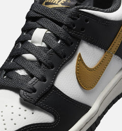 Kids Nike Dunk Low GS Summit White Anthracite Metallic Gold HV2533-100 Sneaker