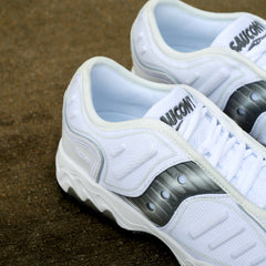 Saucony "Matrix" (White/Metallic) Sneaker Shoe Trainer