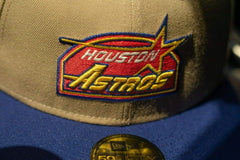 New Era Houston Astros Pirata Khaki Red Navy Yellow Gray 59Fifty 5950 Fitted Hat