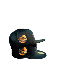 New Era Houston Astros Blasting Bandit Navy Blue Sunset Gold 59Fifty 5950 Fitted