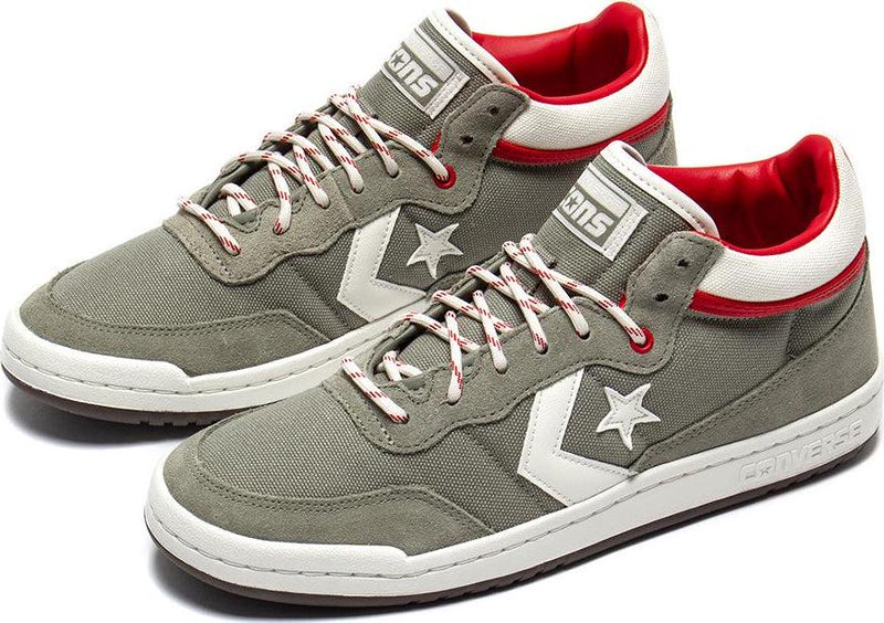 Converse Fastbreak Pro Mid Grey White Red Borwn A09186C Sneaker Shoe Trainer