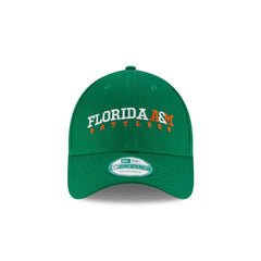 New Era Florida A and M Rattlers Green Orange White 9Forty 940 Patch Snapback