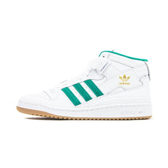 Adidas Forum Mid Ftw White Gold MT Gum Brown Green 3 Sneaker Shoe Trainer