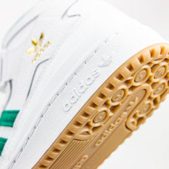 Adidas Forum Mid Ftw White Gold MT Gum Brown Green 3 Sneaker Shoe Trainer
