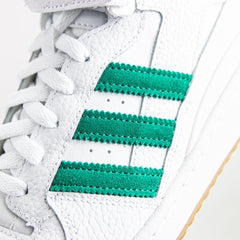 Adidas Forum Mid Ftw White Gold MT Gum Brown Green 3 Sneaker Shoe Trainer