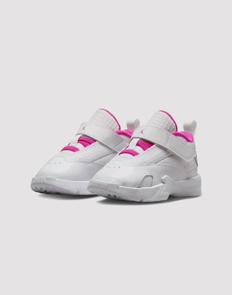 Jordan Max Aura 6 Toddler Girls' White/Fire Pink
