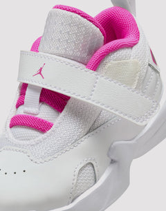 Jordan Max Aura 6 Toddler Girls' White/Fire Pink