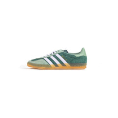 Adidas Gazelle Indoor Mineral Green Silver Dawn Shoe Sneaker Trainer
