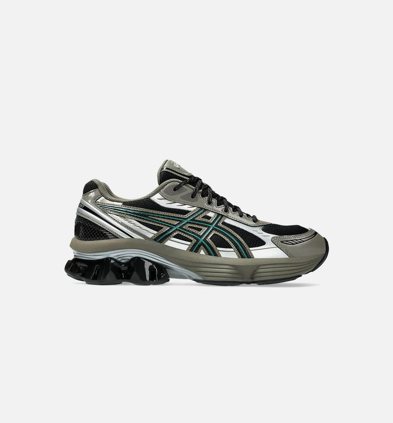 Asics Gel Kinetic Fluent Black Dark Taupe Grey Silver 1203A737-002 Sneaker Shoe