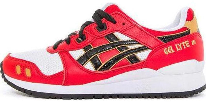 Asics Gel-Lyte III OG Classic Red Black White Shoe Sneaker Trainer