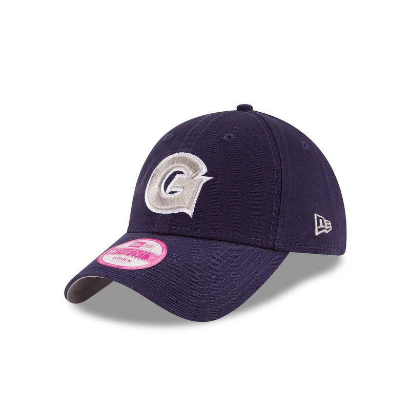 New Era Georgetown Hoyas Navy Blue White Grey 9Twenty 920 Adjustable Patch Cap
