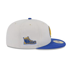New Era Golden State Warriors '25 ASG White Blue Gray 59Fifty 5950 Patch Fitted