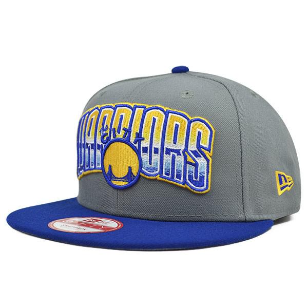 New Era Golden State Warriors SHADED NBA Hat Gray Blue 9Fifty 950 Patch Snapback