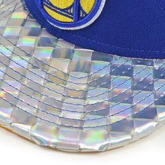 New Era Golden State Warriors Metallic Weave Gray Yellow 9Fifty 950 Snapback