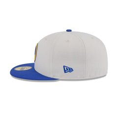 New Era Golden State Warriors '25 ASG White Blue Gray 59Fifty 5950 Patch Fitted