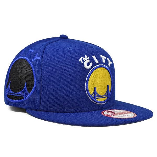 New Era Golden State Warriors Blue Yellow Black Vent 9Fifty 950 Patch Snapback