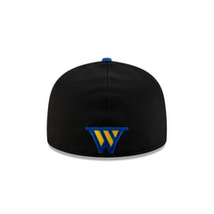 New Era Golden State Warriors Dashmark Mesh Black Blue 59Fifty 5950 Fitted Hat