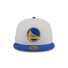 New Era Golden State Warriors '25 ASG White Blue Gray 59Fifty 5950 Patch Fitted