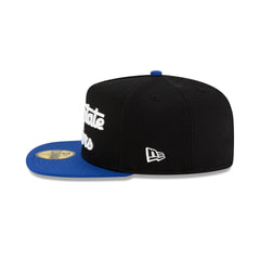 New Era Golden State Warriors Dashmark Mesh Black Blue 59Fifty 5950 Fitted Hat