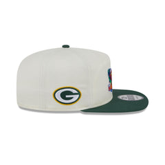 New Era Green Bay Packers Pro Bowl White Green Blue Orange Patch Golfer Cap Hat