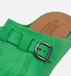Bravest Studios Green Foot Clog Green 24SSFTCLR Sandal Slip on Slipper